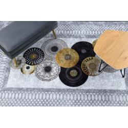 Kusový koberec Miro 51130.807 Circles grey