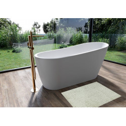 Koupelnová předložka Ella micro bílá