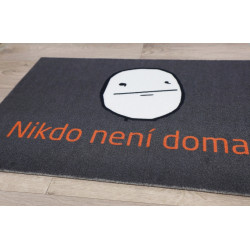 Rohožka Nikdo není doma 40x60 cm