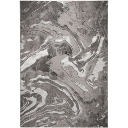 AKCE: 200x290 cm Kusový koberec Eris Marbled Silver