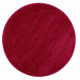 Vánoční kusový koberec Eton vínově červený kruh