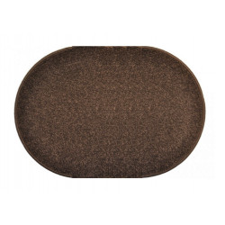 AKCE: 120x170 cm Kusový koberec Eton hnědý ovál