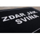 Rohožka Zdar jak sviňa 40x60 cm - na ven i na doma