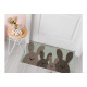 Protiskluzová rohožka 4 zajíci 104453 Green/Brown - na ven i na doma