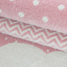 DOPRODEJ: 80x150 cm Dětský kusový koberec Bambi 820 pink