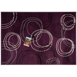 Kusový koberec Circles lila