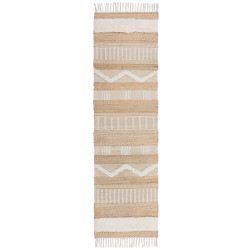 AKCE: 60x230 cm Kusový koberec Jubilant Medina Jute Natural/Ivory