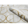 AKCE: 160x220 cm Kusový koberec Emerald 1010 cream and gold