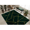 AKCE: 120x170 cm Kusový koberec Emerald geometric 1012 green and gold