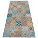 Běhoun Cappuccino 105880 Mosaik Blue Multicolored