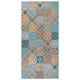 Běhoun Cappuccino 105880 Mosaik Blue Multicolored