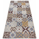 Běhoun Cappuccino 105881 Mosaik Brown Multicolored