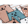 AKCE: 80x150 cm Dětský kusový koberec Fun Gatti Cats pink