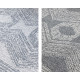 Kusový koberec Gemini 106008 Silver z kolekce Elle – na ven i na doma