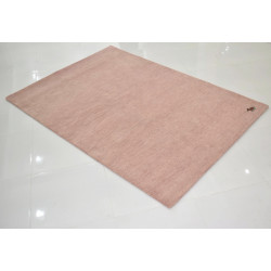 Ručně všívaný kusový koberec Asra wool pink
