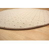 AKCE: 400x400 (průměr) kruh cm Kusový koberec Udinese béžový new kruh