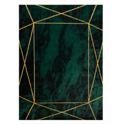 AKCE: 80x150 cm Kusový koberec Emerald 1022 green and gold