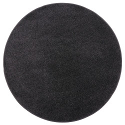 AKCE: 80x80 (průměr) kruh cm Kusový koberec Eton černý 78 kruh