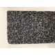 AKCE: 130x580 cm Metrážový koberec Santana 50 černá s podkladem gel, zátěžový