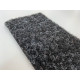 AKCE: 130x580 cm Metrážový koberec Santana 50 černá s podkladem gel, zátěžový