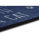 AKCE: 45x75 cm Protiskluzová rohožka Mujkoberec Original 105381 Blue Beige