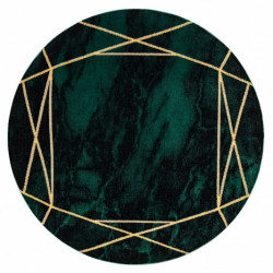 AKCE: 160x160 (průměr) kruh cm Kusový koberec Emerald 1022 green and gold kruh