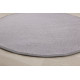 AKCE: 200x200 (průměr) kruh cm Kusový koberec Eton šedý 73 kruh