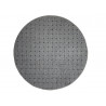 AKCE: 100x100 (průměr) kruh cm Kusový koberec Udinese šedý kruh