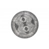 Kusový koberec Gemini 106029 Black kruh z kolekce Elle – na ven i na doma