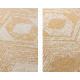 Kusový koberec Gemini 106032 Ochre kruh z kolekce Elle – na ven i na doma