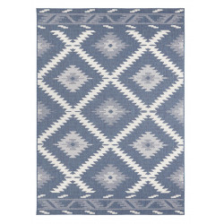 AKCE: 80x150 cm Kusový koberec Twin Supreme 103430 Malibu blue creme – na ven i na doma