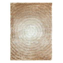 AKCE: 120x160 cm Kusový koberec Flim 008-B1 Circles beige