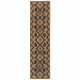 Běhoun Printed Jute Rowen Natural/Black