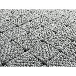 AKCE: 100x100 cm Kusový koberec Udinese šedý čtverec