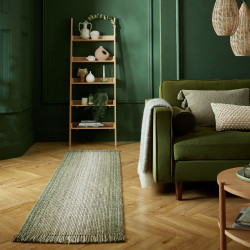 Běhoun Mottle Jute Ombre Green
