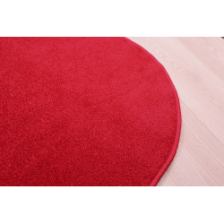 DOPRODEJ: 133x133 (průměr) kruh cm Vánoční kusový koberec Eton červený kruh