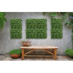 Umělý rostlinný panel MIX VERT 50 x 50 cm