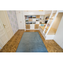 Neušpinitelný kusový koberec Nano Smart 661 tyrkysový