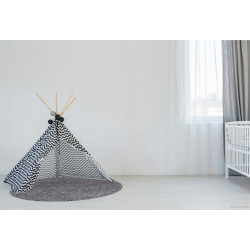 Kusový koberec Life Shaggy 1500 light grey kruh