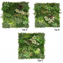 Umělý rostlinný panel RUBY 100 x 100 cm