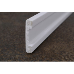 Soklová lišta DP2 rovná bílá 2m