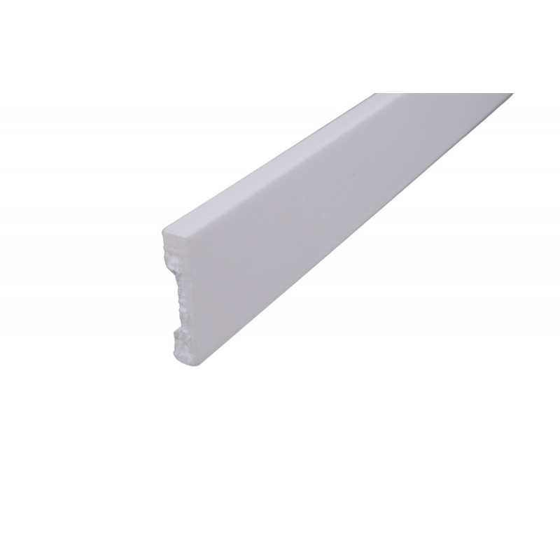 Soklová lišta DP2 rovná bílá 2m