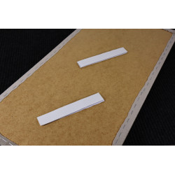 Čalouněný akustický panel nástěnný Luna 33 cream čtverec