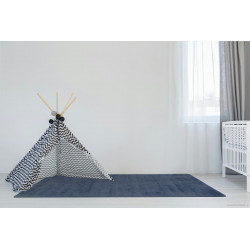 Ručně tkaný kusový koberec Maori 220 Denim