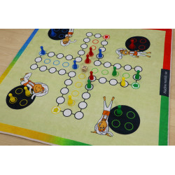 Aladinovo Člověče nezlob se + figurky a kostka, kusový koberec