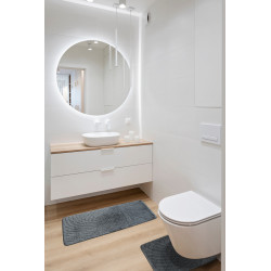 Protiskluzová koupelnová předložka Classic set šedá