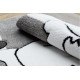 AKCE: 140x140 (průměr) kruh cm Dětský kusový koberec Petit Puppy grey kruh