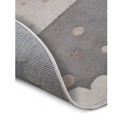 Dětský koberec Adventures 105969 Cream Grey kruh