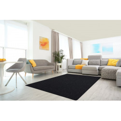 AKCE: 80x150 cm Neušpinitelný kusový koberec Nano Smart 800 černý