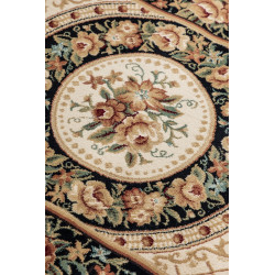 Běhoun Herat 105993 Black Cream